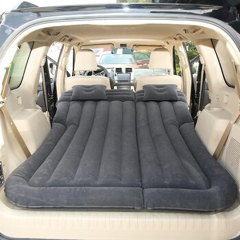 Автомобільний матрац для Peugeot e-3008 e-5008 GT Allure 2024 2025, автомобільний надувний матрац, портативний зручний матрац, надувне ліжко для багажника, автомобільні аксесуари, чорний, звичайний чорний