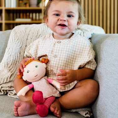 Мяка лялька HABA Роя лялька з мякої тканини 25 см, ідеально підходить для немовлят і малюків можна прати, легко одягати та знімати