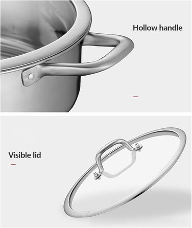 З нержавіючої сталі з роздільником Окремий гарячий горщик з роздільником для домашнього ресторану 28см