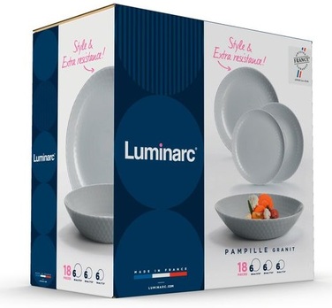 Сервіз Luminarc Pampille Granit, 18 предметів (6785912)