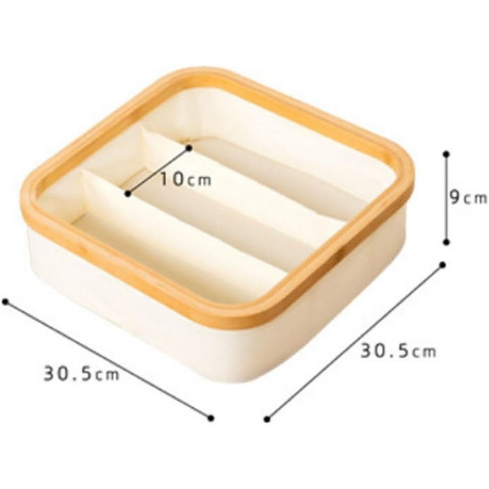 Коробка для зберігання тканини для дому, гардероб, бавовняно-льоняні шари, органайзер для сортування одягу, штанів, спідньої білизни, штабельований органайзер для шафи