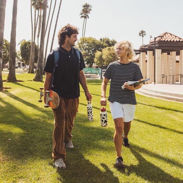 ПЛЯШКА ПЛЯШКА Пляшка для води з нержавіючої сталі 1 л з трубочкою герметична ізольована пляшка для спорту та тренажерного залу, з відділенням для таблеток, без BPA, з подвійними стінками (у формі корови)