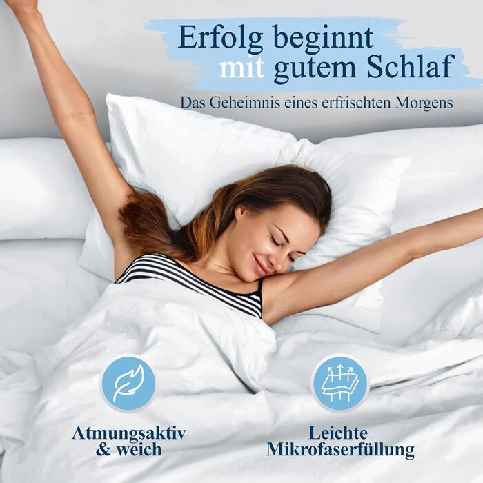 Помаранчеві хвилясті подушки 40x80, 2 шт. - подушки для сну з мікрофібри готельної якості, м&39які дихаючі подушки, сертифіковані Oeko-Tex, подушки для сну на боці та спині, 40x80x18 см