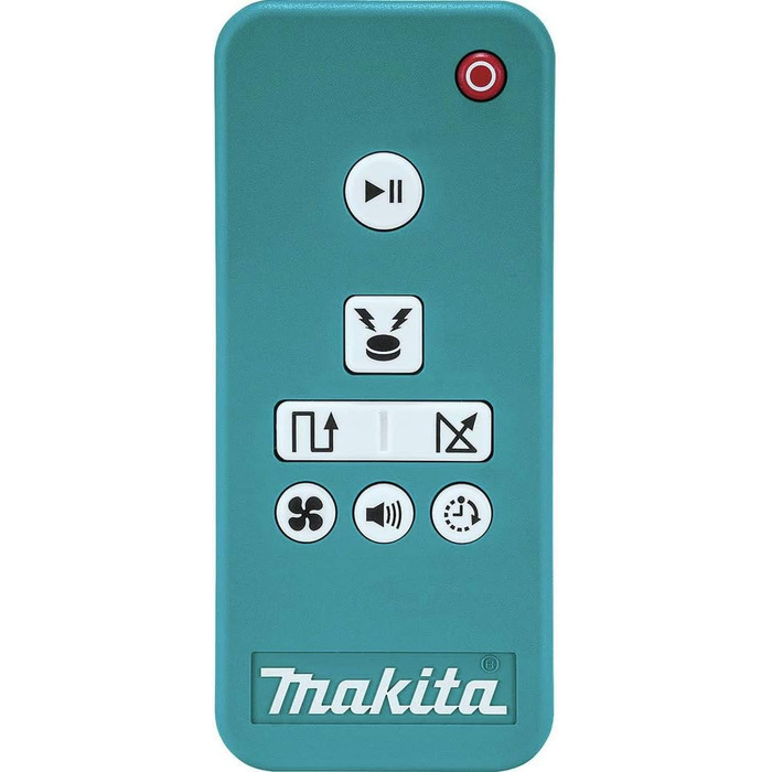 Акумуляторний вакуумний робот Makita , бірюзовий/чорний, DRC200Z, бездротовийфільтр, що миєтьсясвітлодіодний дисплей