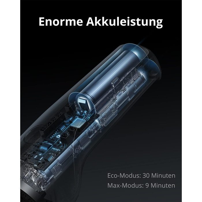Ручний пилосос eufy HomeVac H20, Акумуляторний автомобільний пилосос, потужність всмоктування 40 Вт, вага приблизно 654 г, зарядни