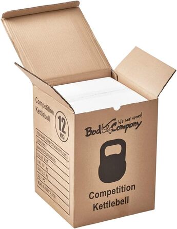 Сталева гиря Bad Company Competition для тренувань, різні варіанти ваги 8-40 кг, 28 кг (Помаранчева)