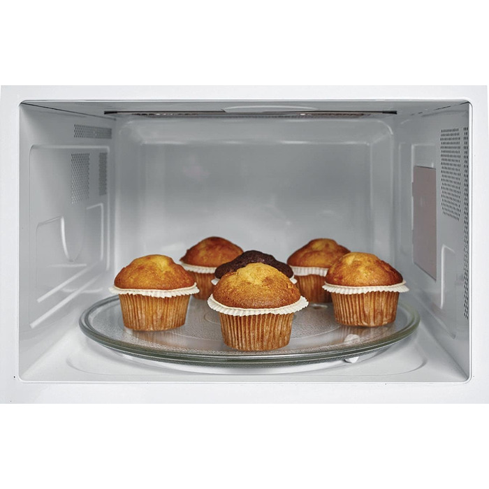 Мікрохвильова піч з грилем і приготуванням в додатку, 40 автоматичних програм, 1000 Вт, колір білий, 20dw