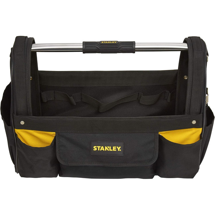 Сумка для інструментів Stanley (47 x 34,3 x 22,9 см, відкрита коробка з нейлону 600 ден з регульованим плечовим ременем, ергономічна ручка для перенесення, сумка з внутрішньою та зовнішньою кишенями) STST1-70712