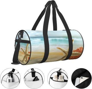 Дорожня сумка-циліндр, колір коралового рифу, спортивна сумка для чоловіків та жінок, сумка-мішок, спортивна дорожня сумка