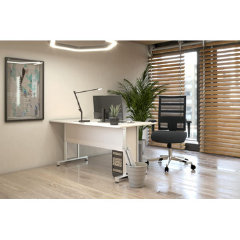 Ергономічне офісне крісло, стілець для роботи, включаючи регульовані по висоті підлокітники, сітчастий чохол, оббивна тканина, чорний колір. Чорний/чорний із чорною сітчастою спинкою.