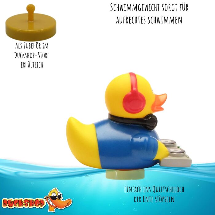 В комплекті Squeaking Duck Keyring I Gift Lover I Gift Party, 10,5