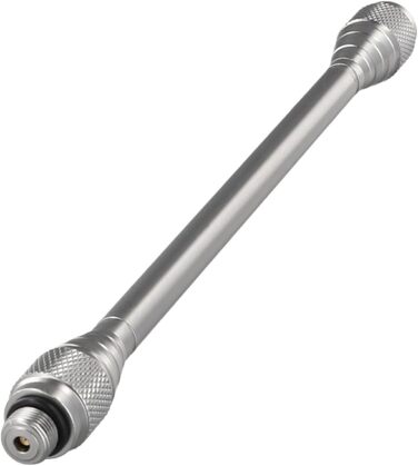 Вуличний газовий ліхтар, комплект свічок з порожнім балоном та подовжувальною штангою для кемпінгу, походів та інших видів активного відпочинку з ізобутановими балонами EN417 (подовжувальна штанга ліхтаря) Подовжувальна штанга ліхтаря