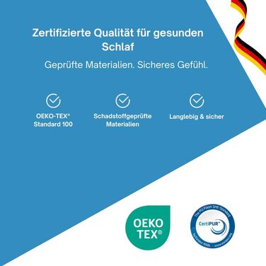 Подушка для шиї BCS Home&Sleep, ортопедична подушка, регульована по висоті 50x30 см, від болю та напруги в шиї, чохол з тенселу, який можна прати та дихає