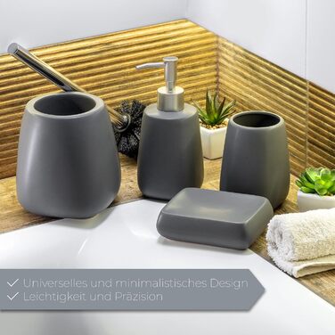 Дозатор мила KADAX з помпою, помповий дозатор з кераміки, дозатор для рідкого мила, миючого засобу, дозатор лосьйону, дозатор миюч