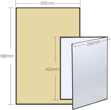 В 1 світловідбивач для фотографії A3x2, 42x29.7см складаний рефлектор Картонні аксесуари для фотозйомки натюрморт, ювелірні вироби, їжа, предметна зйомка, фото (золото/срібло, білий, чорний), 3
