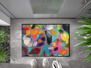 Килимок для дверей Reodiva 50x75 см, для використання всередині та зовні приміщень, можна прати, 50 x 75 см (прямокутний)