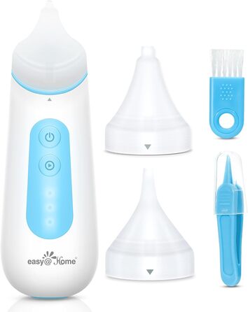 Дитячий електричний назальний аспіратор EasyHome акумуляторний дитячий пилосос, подарунок для новонароджених, малюків, аспіратор д