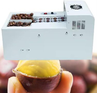 Машина для очищення та розкриття каштана Автоматична машина для різання каштанів Висока ефективність і простота експлуатації, підходить для багатьох розмірів каштанів, дволанцюгова пластина