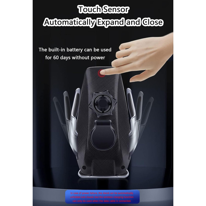 Автомобільне кріплення для мобільного телефону QUHOGJU для Volvo XC90 2015-2022, тримач вентиляційного отвору автомобіля, розблоку