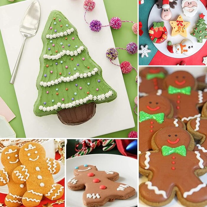 Силіконова різдвяна форма для випікання 2 шт MEZHEN