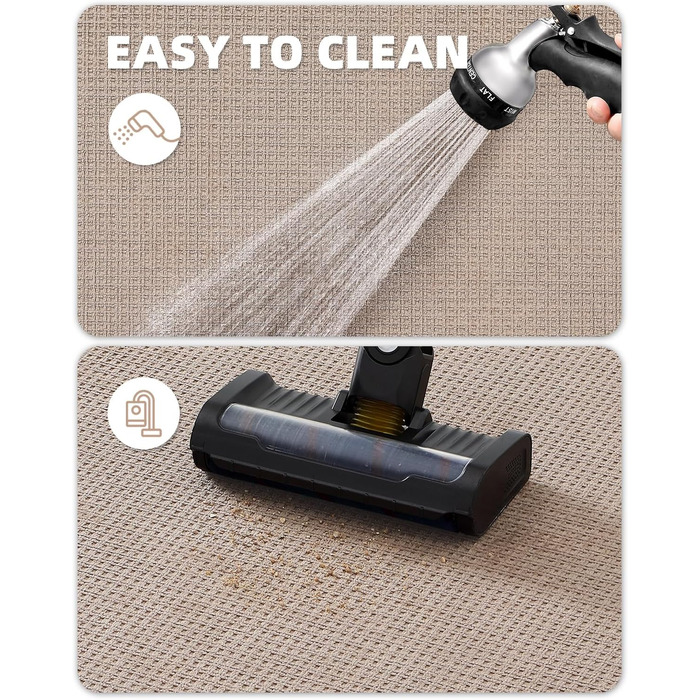 Килимок придверний COLOR&GEOMETRY 92x140 см бежевий