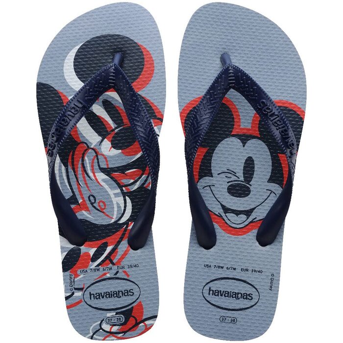 Топ Havaianas Disney, шльопанці унісекс для дорослих 41/42 EU Wind