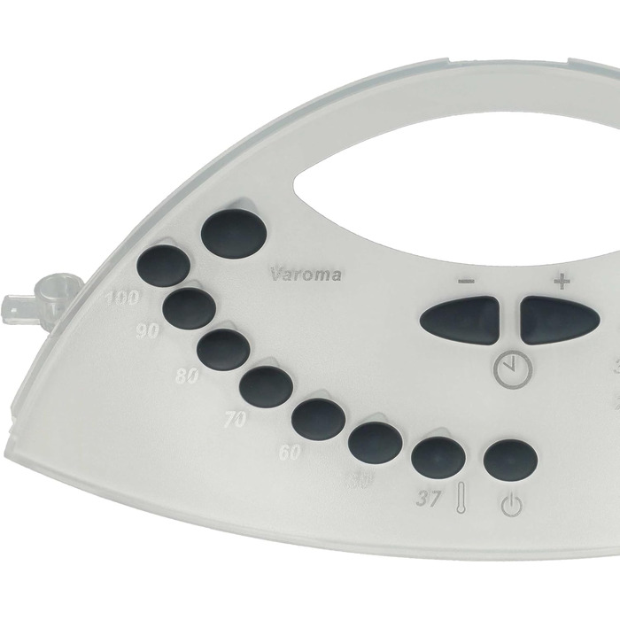 Панель керування vhbw Панель панелі сумісна з кухонним комбайном Vorwerk Thermomix TM31 - передня кришка, чорний, сірий, білий