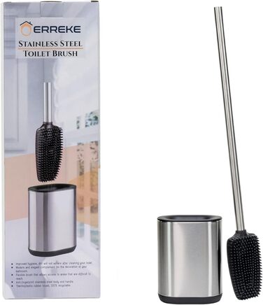 Щітка для унітазу Erreke силіконова, щітка для унітазу силіконова, щітка для унітазу силіконова, щітка для унітазу з нержавіючої с