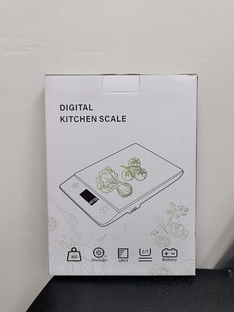 Кухонні ваги цифрові 10 кг Кухонні ваги скляні Цифрові ваги Електронні побутові ваги для випічки, функція тари, сенсорна кнопка, т