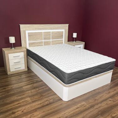 Матрац Homey Viscoelastic Mattress Sleep Pro, двосторонній (зима-літо), середньої та високої жорсткості, товщина 20 см, стійкий до кліщів, антибактеріальний та гіпоалергенний, 90 x 180 см