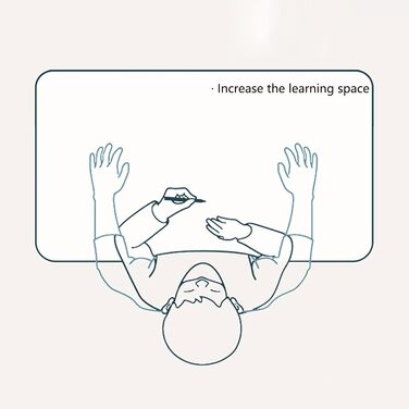 Дитячий стіл, розширений стіл з регульованою висотою - багатосекційний - мультяшний візерунок - комплект стільців, дитячий навчальний стілець з регульованою висотою та висувною тумбою, синій