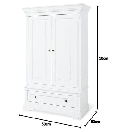 Шафа Emilia Edelmatt MDF Uni, білий лак, 143467