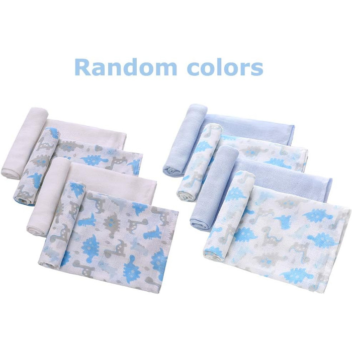 Дитячі муслінові пелюшки муслінові пелюшки муслінові пелюшки для відрижки набір з 4 муслінові пелюшки 70x70см бавовна дівчинка хло