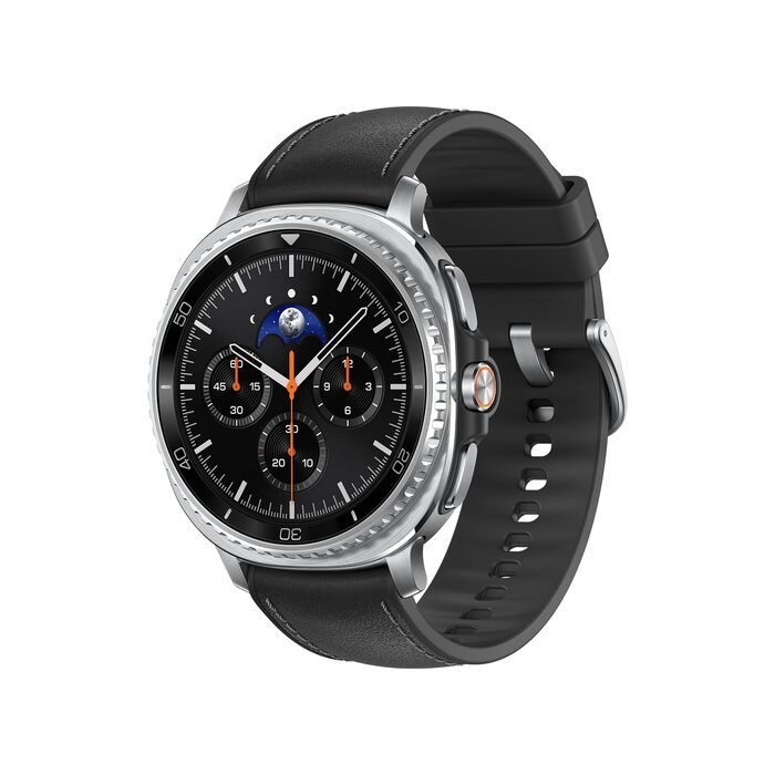 Розумний годинник Samsung Galaxy Watch8 Classic, фітнес-годинник та фітнес-трекер, гібридний ремінець та носимий дисплей, обертовий безель, 64 ГБ пам&39яті, 46 мм, Bluetooth, чорний, 3-річна гарантія виробника
