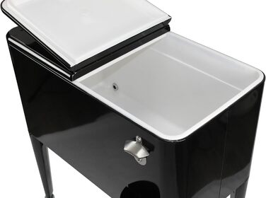 Кулер Kailua - коробка-холодильник, візок-холодильник, охолоджувач для напоїв, чорний