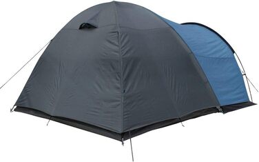 Ваш намет GEAR Tivano 5-місний купольний намет Вітальня Бічний вхід Вікно Висота 5000 мм УФ 50 Захист Синій сірий