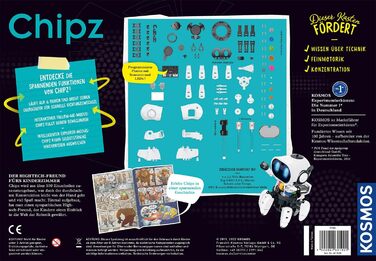 Набір для експериментів KOSMOS 3-in-1 robot toy робот Chipz