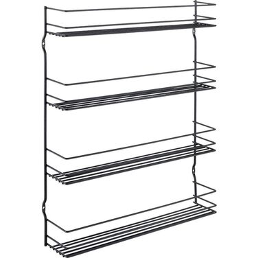 Стійка для спецій Metaltex 361434000 Pepito-4 Lava, 4 полиці, 36 x 8 x 45 см, рустикальний стиль