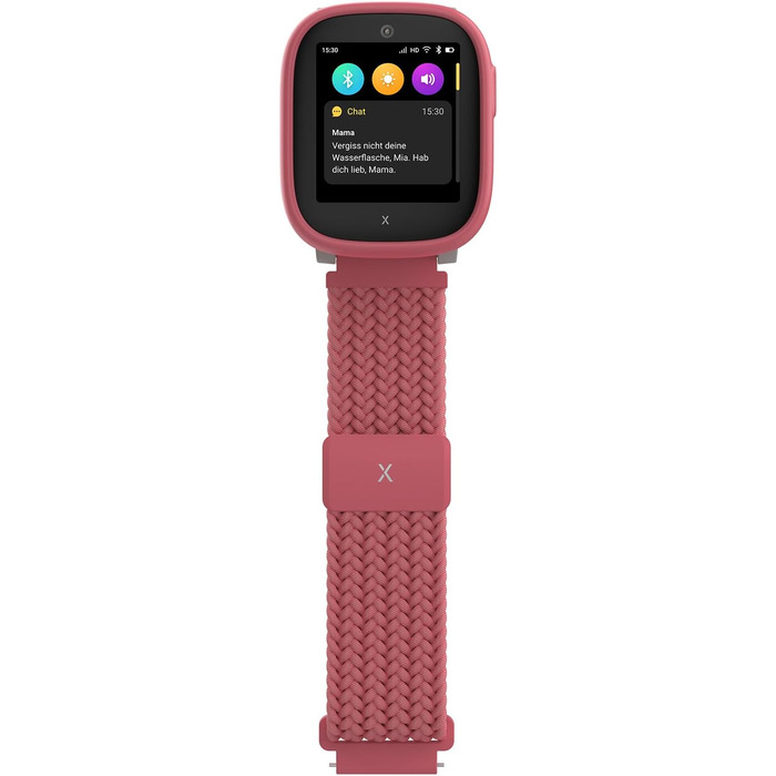 Водонепроникний дитячий телефон-годинник (із SIM-карткою) 4G, дзвінки, повідомлення, шкільний режим, функція SOS, GPS, камера, крокомір - з безкоштовним 3-місячним контрактом (РОЖЕВИЙ) РОЖЕВИЙ X6 - з безкоштовним 3-місячним контрактом, 6 Play -