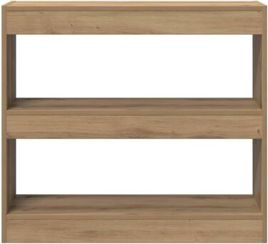 Книжкова полиця/Перегородка для кімнати, дуб, ручної роботи, 80x30x72 см, Книжкова шафа, Окремостояча полиця, Офічна полиця, Перегородка кімнати, Полиця для файлів, Полиця для зберігання, Перегородка кімнати, дуб, ручної роботи