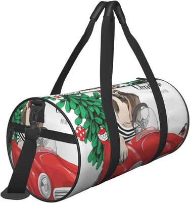 Велика дорожня сумка з написом З Різдвом, спортивна сумка для чоловіків та жінок, сумка для подорожей, спортивна сумка