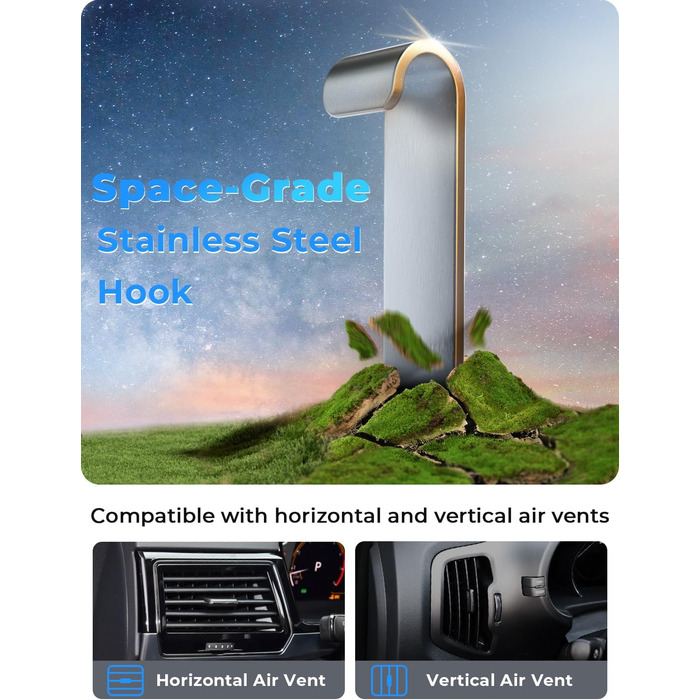 Тримач для мобільного телефону автомобільний Тримач для мобільного телефону автомобільний Універсальний вентиляційний тримач для м