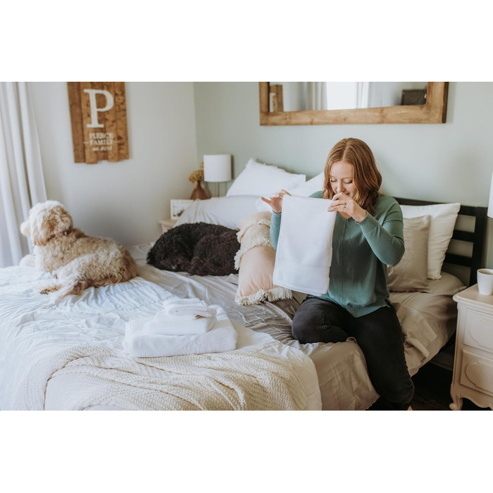 Набір рушників Peacock Alley Diamond, 6 предметів, розкішний, 100 турецька бавовна з довгим штапелем, м'який, поглинаючий і швидко