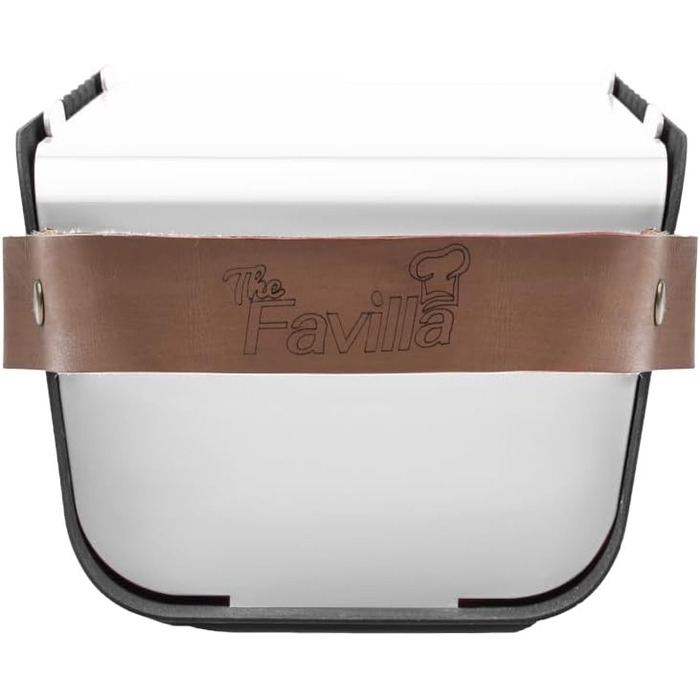 Портативний кемпінговий гриль Fumo M червоного кольору Компактний та розбірний вугільний гриль Легко транспортувати Міцний та практичний для приготування їжі на свіжому повітрі 48x17x11 см (білий)