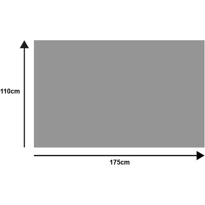 Килимок для дверей, що можна прати та сушити, Cosmic Colours nature 110x175 см, для використання всередині та зовні приміщень, можна прати 175 см (круглий)