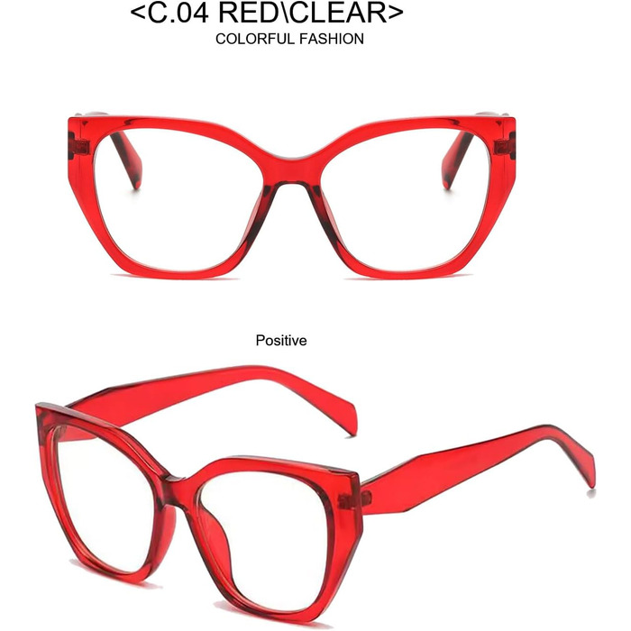 Окуляри Long Keeper Blue Light Filter Glasses Жіночі комп&39ютерні окуляри Cat Eye Anti Blue Light Anti Eyestrain Red Clear