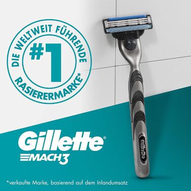 Леза Gillette Mach3 для бритв, 6 змінних лез для вологих бритв чоловічі з 3 лезами