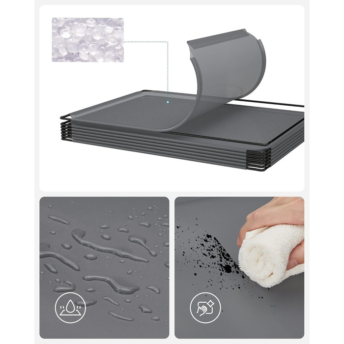 Система полиць, Взуттєва полиця, Набір із 16 кубів, Пластикова шафа з дверима, Модульні полиці, Місце для зберігання одягу, взуття та книг, Легке складання, Сірий LPC443G01 16 кубів (123Ш x 123В см) Сірий