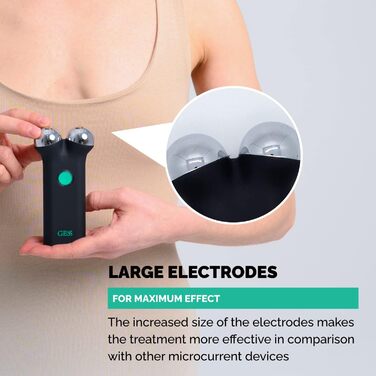 Апарат для мікрострумової підтяжки обличчя GESS Sfera, 4 режими інтенсивності, перезаряджається, антивіковий апарат, контурна підтяжка шкіри, мікрострумовий ліфтинг обличчя, підтяжка і ліфтинг обличчя, проти зморшок