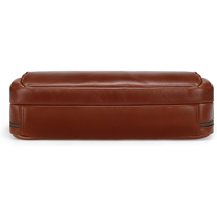 Ділова сумка портфель Чоловіча сумка, чоловіча коров'яча шкіра 15.6 дюймів сумка для ноутбука Офісний портфель Класична ділова сум